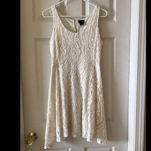 Cream Lace Dress